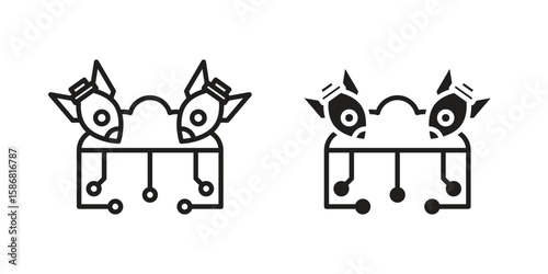 DOS icon symbol concept. Icons for web and mobile.