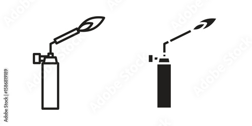 Blowtorch icon symbol concept. Icons for web and mobile.