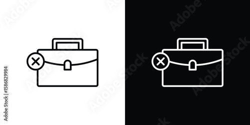 Unemployment icon for Apps. Icon Design Template.