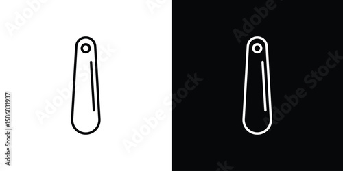 Shoehorn icon for Apps. Icon Design Template.