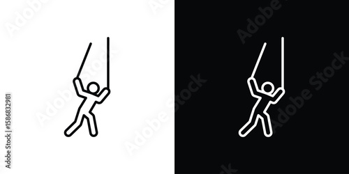 Puppet icon for Apps. Icon Design Template.