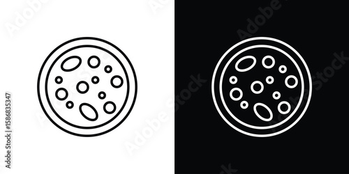 Leukemia icon for Apps. Icon Design Template.