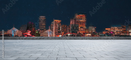 Fototapeta Naklejka Na Ścianę i Meble -  outdoor road skyline city building landscape sky night cityscape street travel
