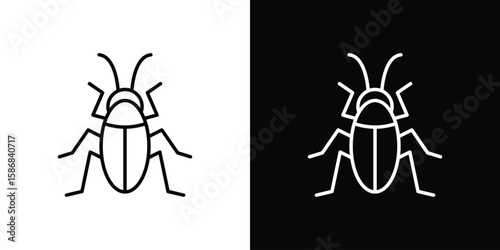 Cockroach icon for Apps. Icon Design Template.