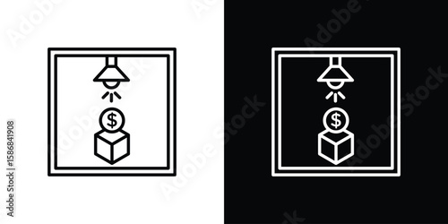 Business incubator icon for Apps. Icon Design Template.