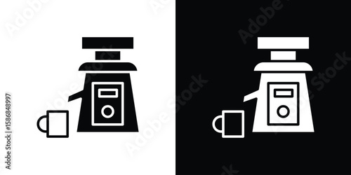 Cold pressed juicer icon symbol sign, vector, eps 10