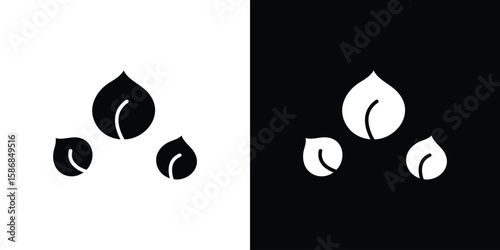 Chickpeas hummus icon symbol sign, vector, eps 10