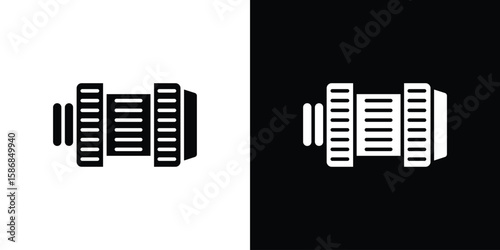 Car alternator icon symbol sign, vector, eps 10