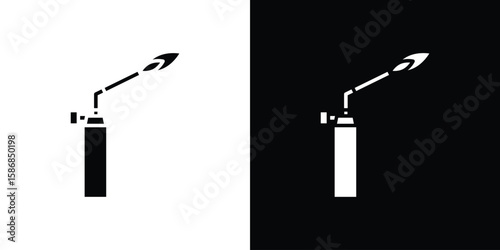 Blowtorch icon symbol sign, vector, eps 10