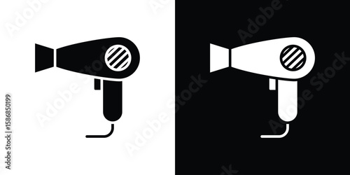 Blow dryer icon symbol sign, vector, eps 10