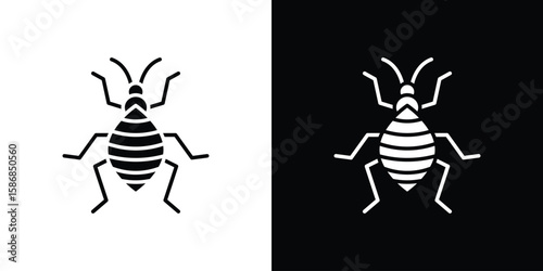 Bedbug icon symbol sign, vector, eps 10