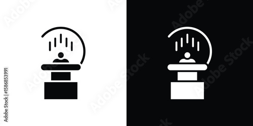 Solarium icon symbol sign, vector, eps 10
