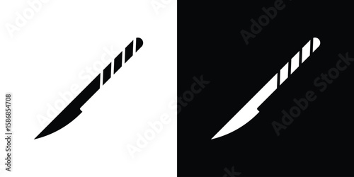 Scalpel icon symbol sign, vector, eps 10