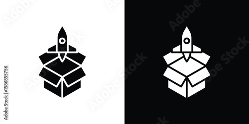 Product release icon symbol sign, vector, eps 10