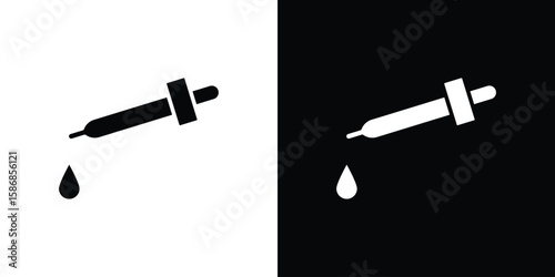 Pipette icon symbol sign, vector, eps 10