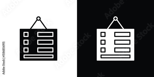 Mood board icon symbol sign, vector, eps 10