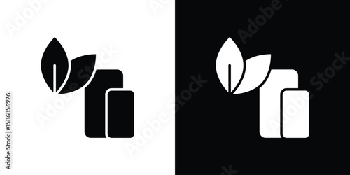 Mint gum icon symbol sign, vector, eps 10