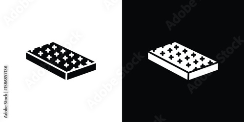Mattress icon symbol sign, vector, eps 10