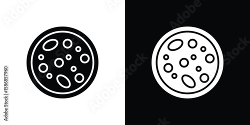 Leukemia icon symbol sign, vector, eps 10