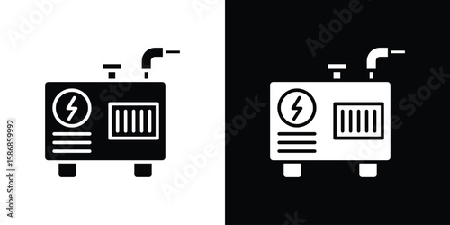 Generator icon symbol sign, vector, eps 10