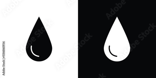 Drop icon symbol sign, vector, eps 10