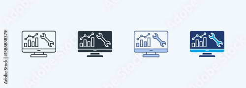 Predictive Maintenance Multiple Style Icon Collection
