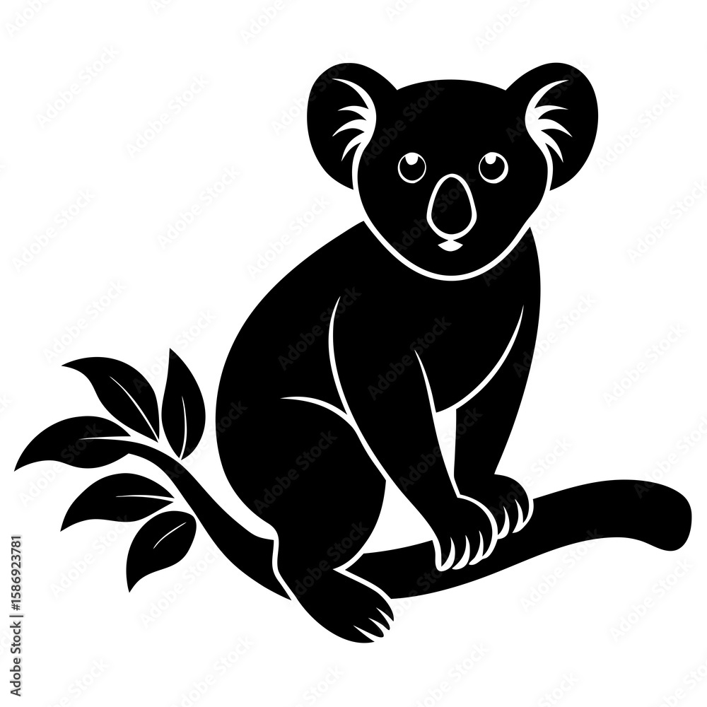 Fototapeta premium panda bear with bamboo