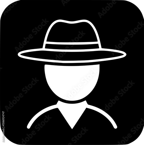 incognito vector flat icon
