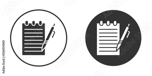 Wills and trusts icon in modern minimalistic flat versions