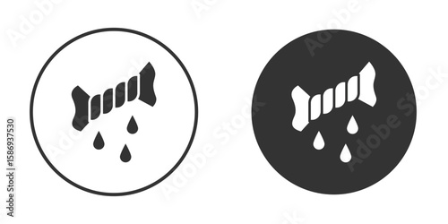 Squeeze icon in modern minimalistic flat versions