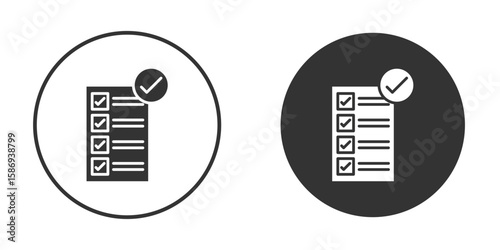 Requirements icon in modern minimalistic flat versions