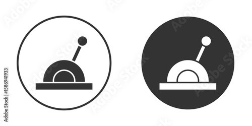 Lever icon in modern minimalistic flat versions