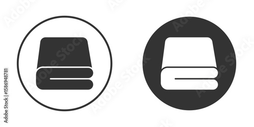 blanket icon in modern minimalistic flat versions