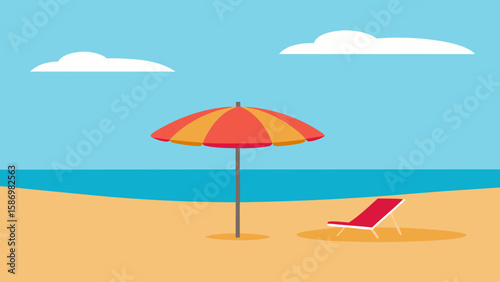 Summery Backdrop Background Scene of Desert for Warm Digital Projects