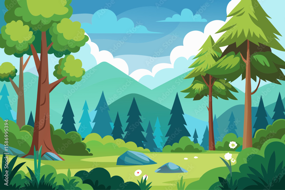 Fototapeta premium summer forest