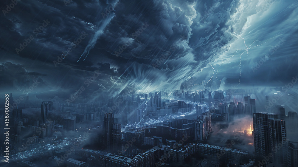 Obraz premium A Climate of Choice: A Society Where Weather Is Personalized