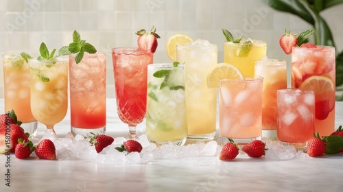Refreshing Summer Drinks: A Collection of Fruit-Infused Beverages