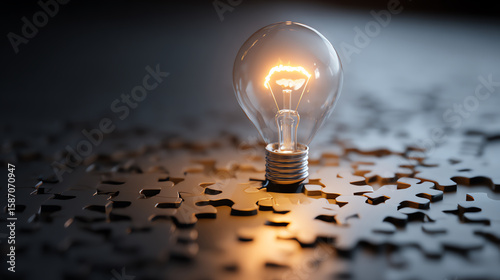 Light bulb symbolizes design thinking and ideation strategy, illuminating creative solutions
