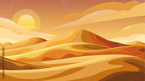 The soft undulations of the steppe plains creating an ethereal and otherworldly feel.