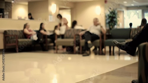 Wallpaper Mural Hospital waiting room interior Torontodigital.ca