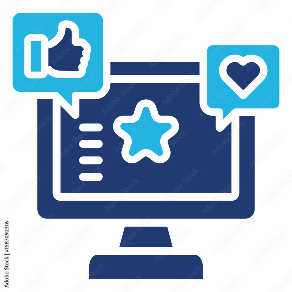 Obraz premium Social Proof Icon