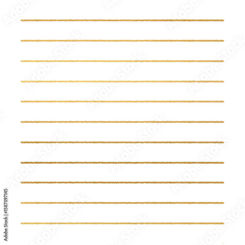 Gold writing lines.