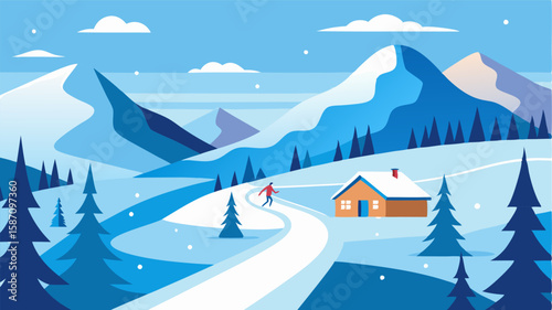 The ski resort also offers crosscountry skiing trails perfect for those looking for a quieter and more serene snowy adventure.