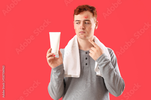 Teenage boy with remedy for...