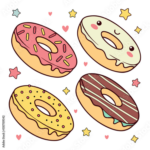seamless pattern with bread