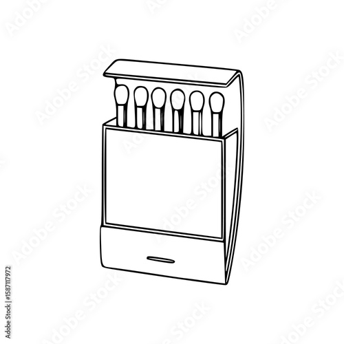 household essentials: matchbox and matches
