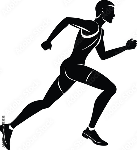 Female Runner Silhouette
