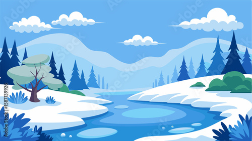 The snow has coated every inch of the meadow creating a blank canvas for natures most intricate designs. The bushes and trees are sculpted into stunning works of art while the