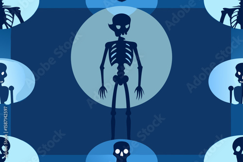 Shadowy Figure in Haunted Hallway