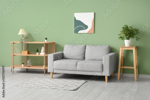 Stylish interior of living ...